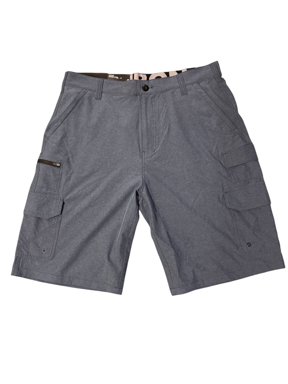 Iron Co. Stretch Hybrid Cargo Shorts - Blue